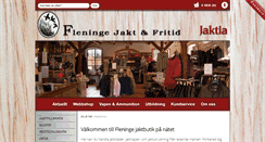 Desktop Screenshot of fleningejakt.se